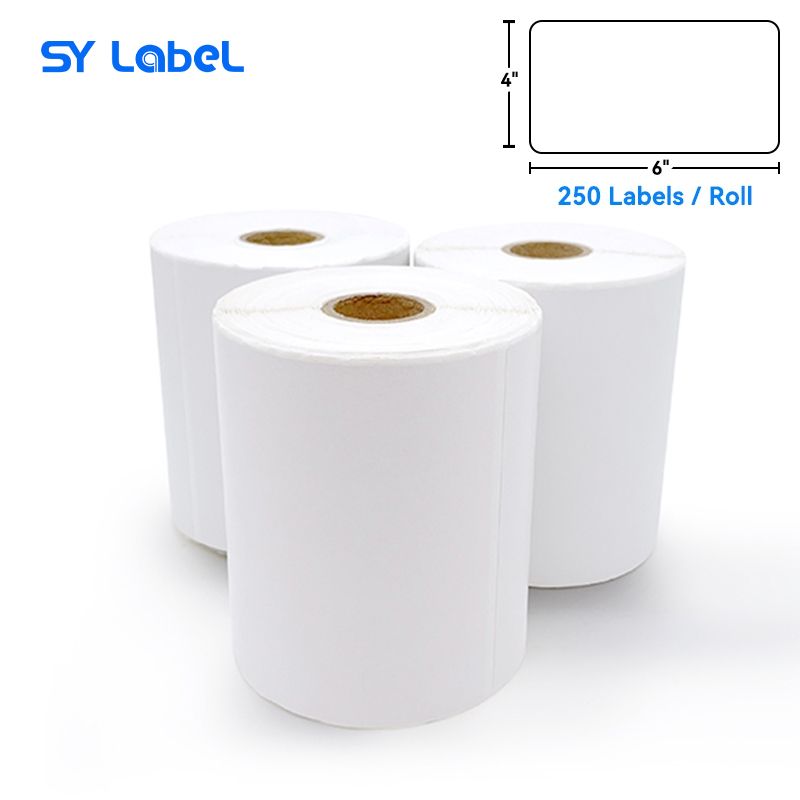 Zebra Compatible Label 4" x 6" x 250pcs