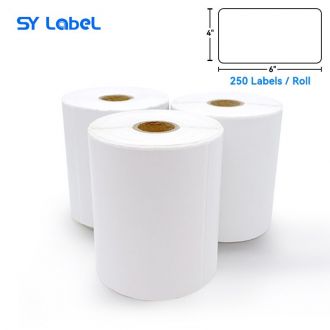 Zebra Compatible Label 4" x 6" x 250pcs