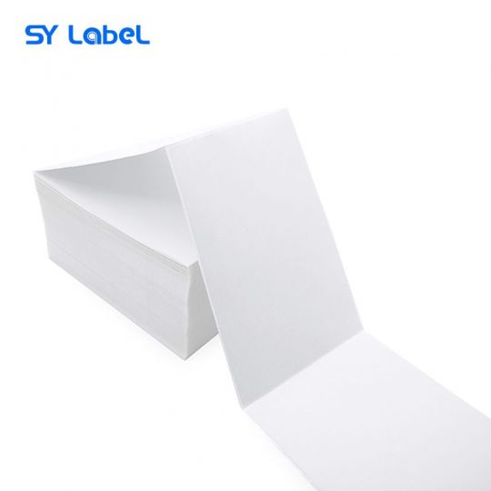 Zebra Compatible Label 4" x 6" x 500pcs fanfold