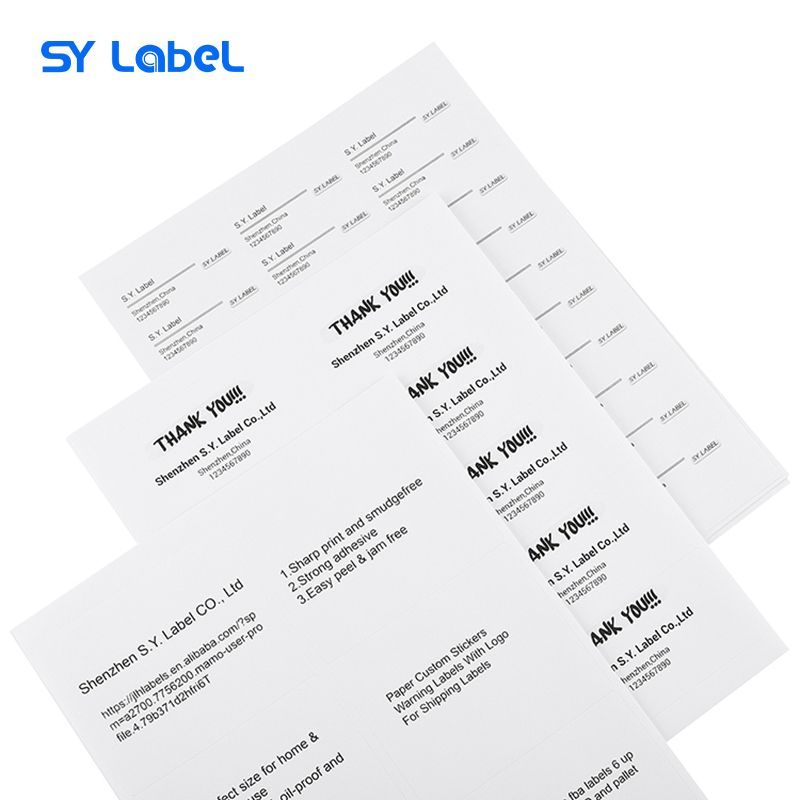 Inkjet & Laser Label-Letter Size Label 6ups 5164