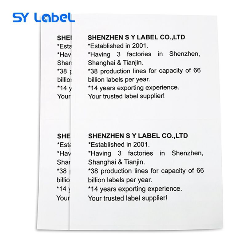 Inkjet & Laser Label-A4 Size Label 2ups 7168