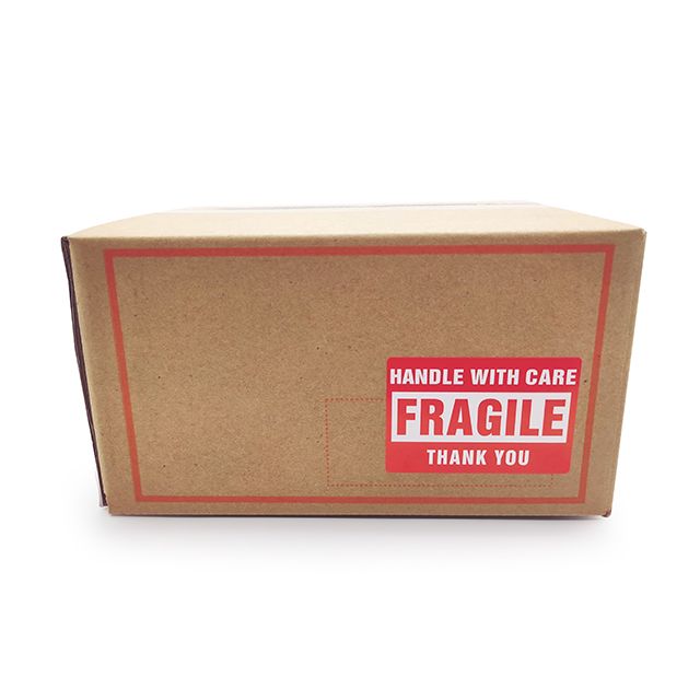 Warning Sticker Fragile Label Sheet 10ups 5" x 4" Handle with Care Thank You