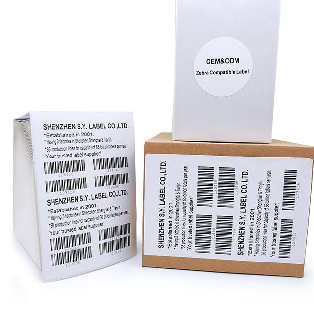 Zebra Compatible Label 100mm x 150mm x 1000pcs Fanfold