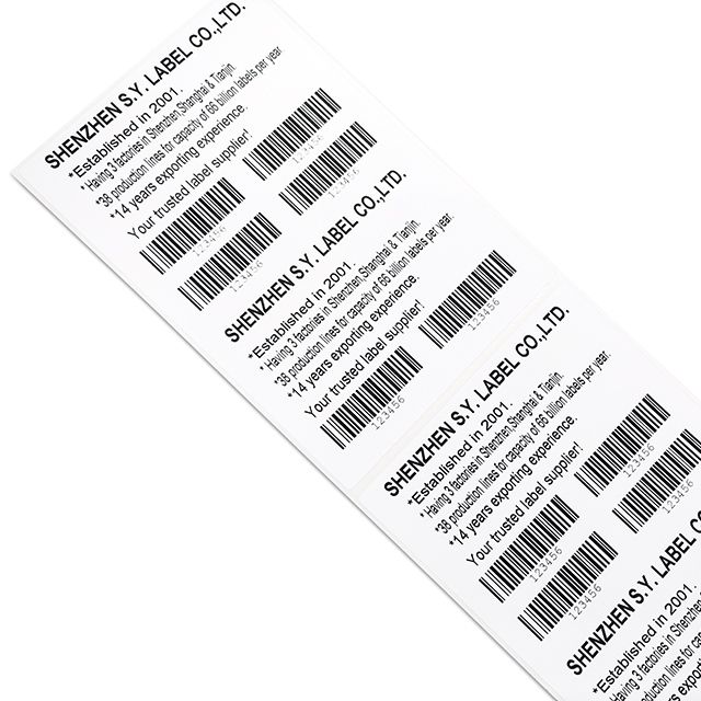 Zebra Compatible Label 100mm x 150mm x 2000pcs Fanfold