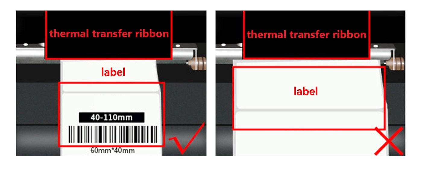 Thermal Transfer Ribbon 110mm x 450m Wax Ribbon